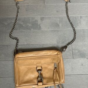 Tan Leather Crossbody Bag
